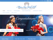 Tablet Screenshot of missnewyorkusa.com